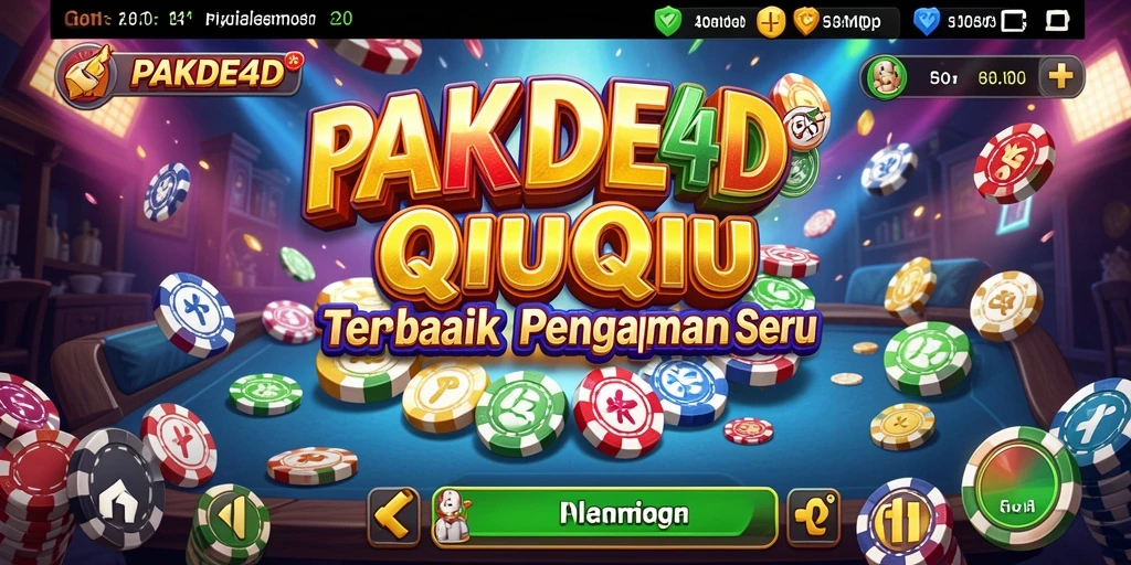 Screenshot utama PAKDE4D menampilkan gameplay seru QiuQiu.